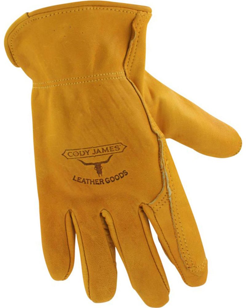 Carhartt Men's Insulated Grain Leather Safety Cuff Work Glove - Brown