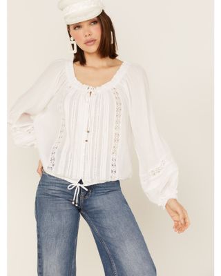 Revel Women's Crochet Blouse