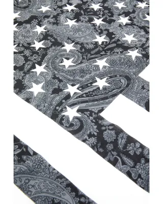 Cody James Men's Paisley Americana Flag Print Bandana