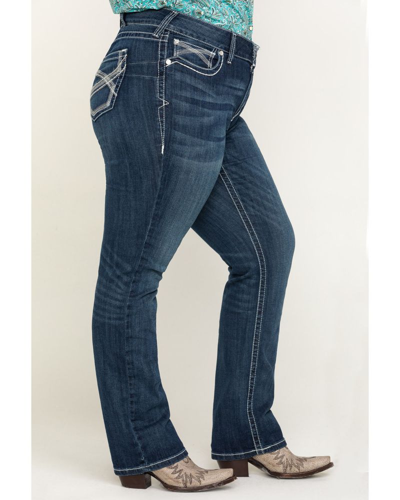 Ariat Women's R.E.A.L. Dresden Ivy Stackable Straight Jeans- Plus