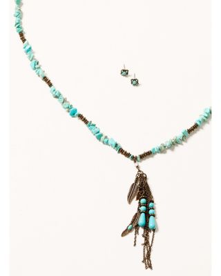 Shyanne Women's Mystic Skies Necklace & Earrings Set - 2-Piece