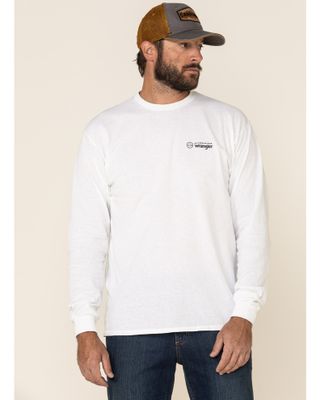ATG™ by Wrangler Men's All-Terrain White Mountain Outline Graphic Long Sleeve T-Shirt
