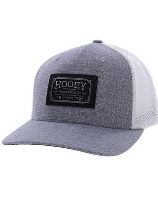 HOOey Men's & Black Doc Logo Patch Mesh-Back Flex-Fit Ball Cap