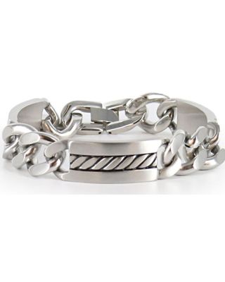 Cody James Men's Silver Chain Bracelet