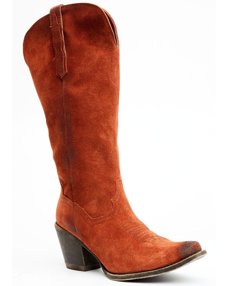 dan post suede cowboy boots