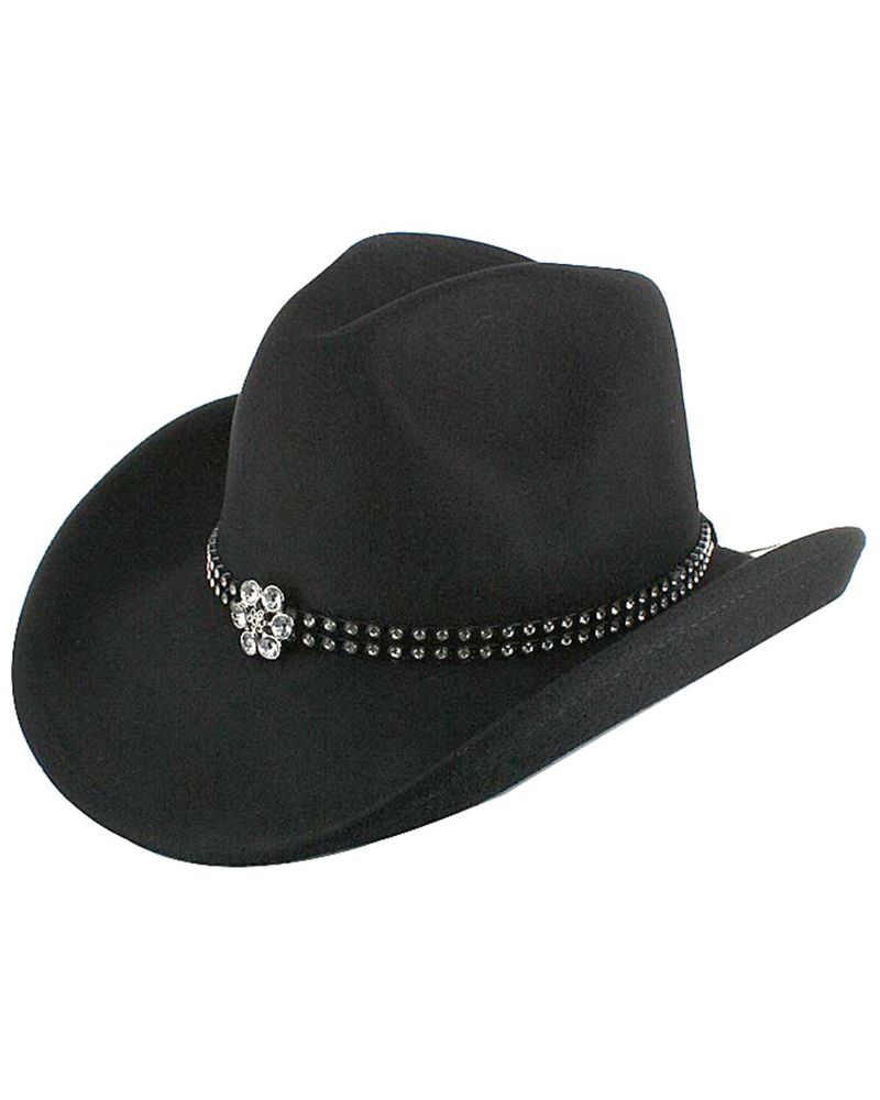 Shyanne Women's Cattleman Crease Wool Felt Western Hat