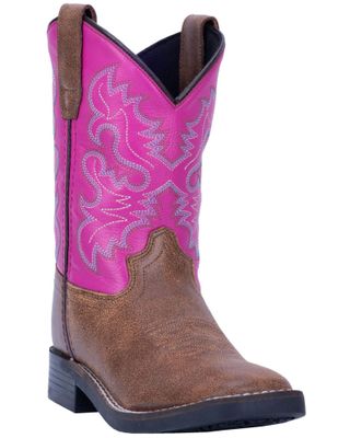 Dan Post Girls' 9" Punky Western Boots - Broad Square Toe