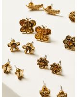 Shyanne Women's Gold Multi-pack Stud Earrings