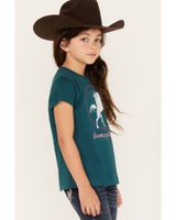 Shyanne Girls' Growing Up Cowgirl Graphic Tee