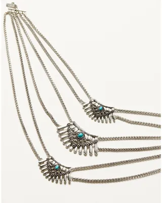 Idyllwind Women's Silver Multi-Strand Montgomery Necklace