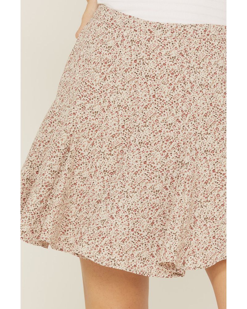 Wishlist Women's Ditsy Floral Print Mini Skirt