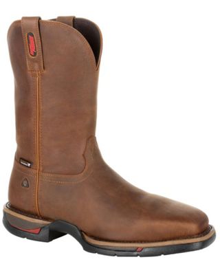 Rocky Men's Long Range Waterproof Western Work Boots - Steel Toe