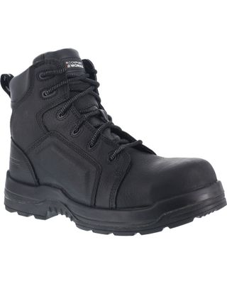 Rockport Works Women's More Energy Waterproof 6" Lace-Up Work Boots - Composite Toe