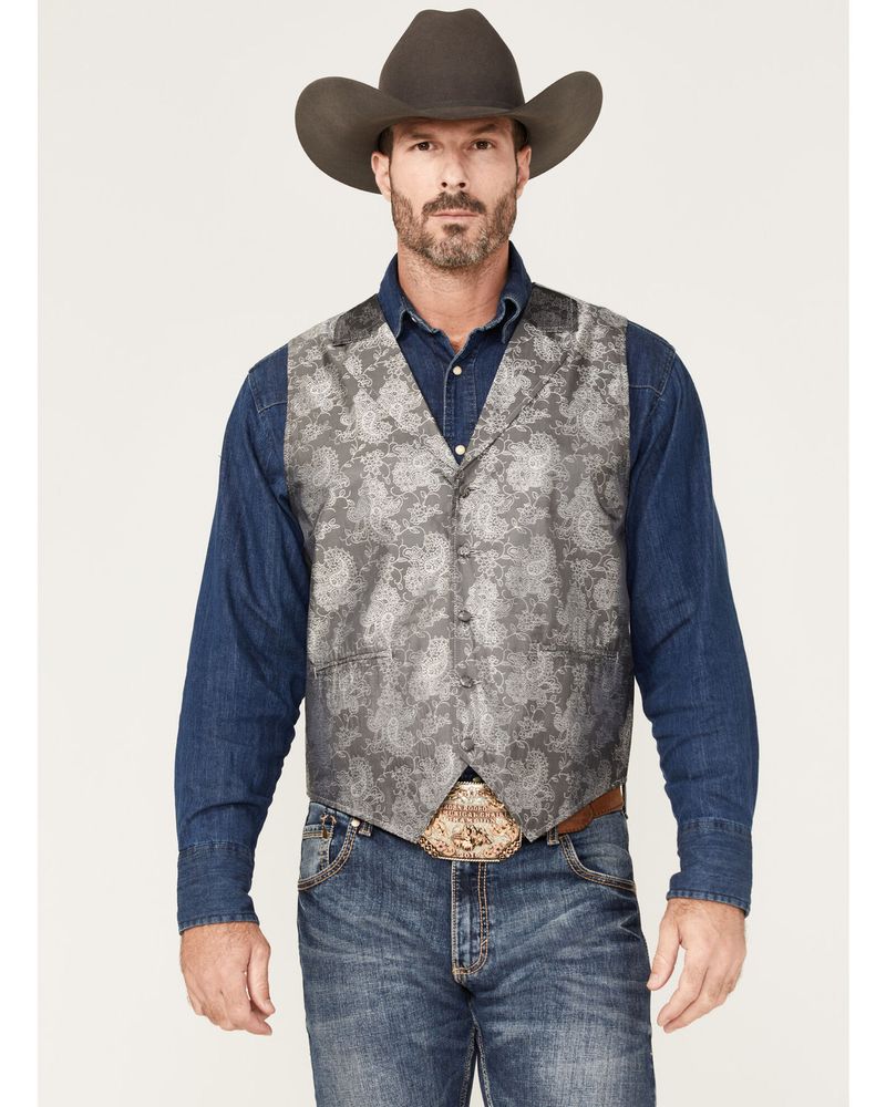 Cody James Men's Regal Paisley Print Vest