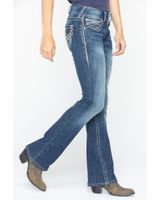 Ariat Women's R.E.A.L Mid Rise Entwined Bootcut Jeans