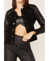 Wrangler Women's Leather And Suede Jacket