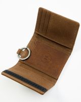 Brothers & Sons Men's Olive Trifold Wallet