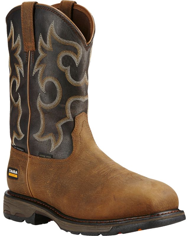 ariat cowboy work boots