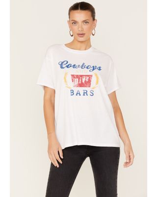 White Crow Women's Cowboys & Dive Bars Oversized Graphic Tee