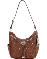 American West Lady Leather Hobo Bag