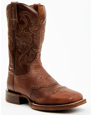 Dan Post Men's Embroidered Western Performance Boots - Broad Square Toe