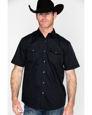 Gibson Men's Solid Short Sleeve Western Shirt - Tall