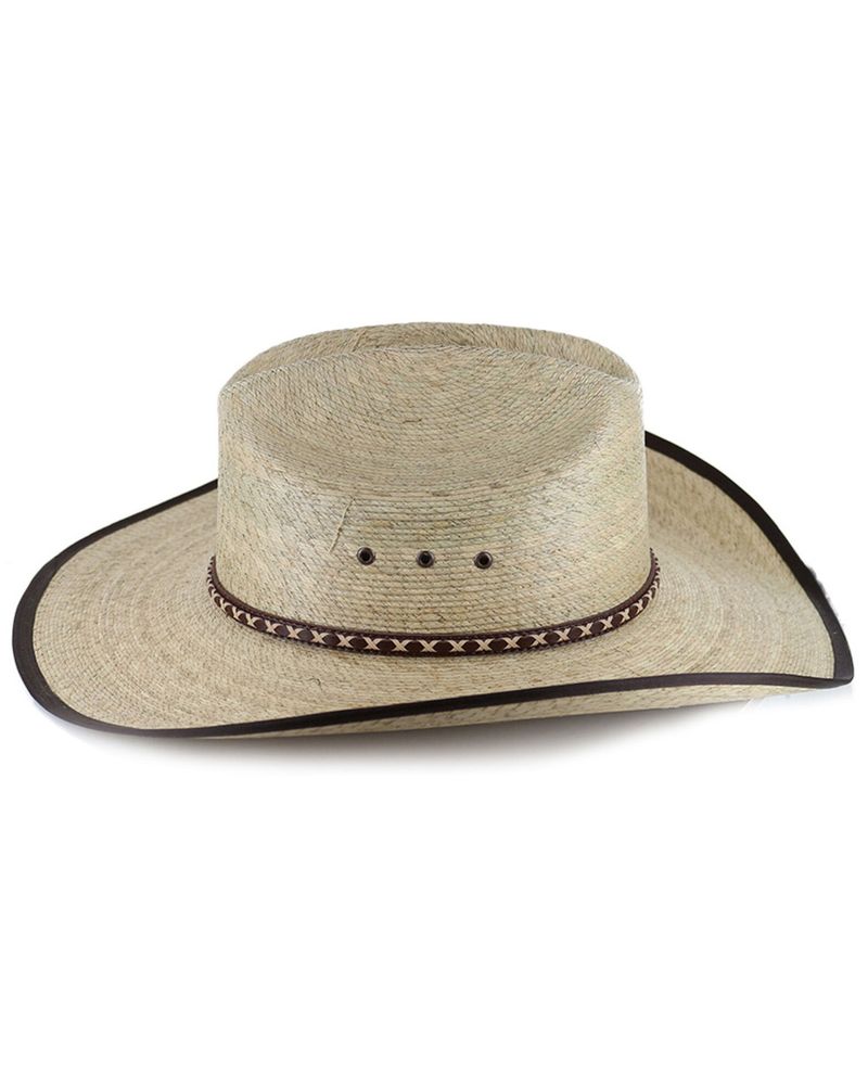 Cody James® Men's Brown Trimmed Straw Hat