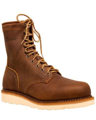Silverado Men's American Tanned Work Boots - Soft Toe