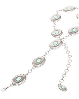 Shyanne Women's Turquoise Concho Link Belt