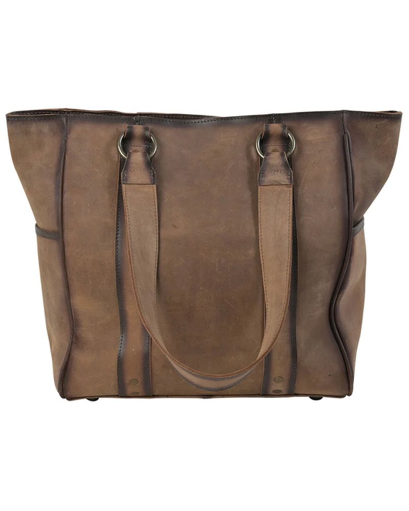 STS Ranchwear By Carroll Women's Brown Baroness Large Tote