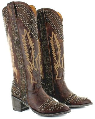 Old Gringo Women's Sofia Studded Western Boots - Round Toe