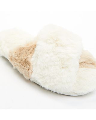 Idyllwind Women's Aspen Cream Faux Fur Slippers