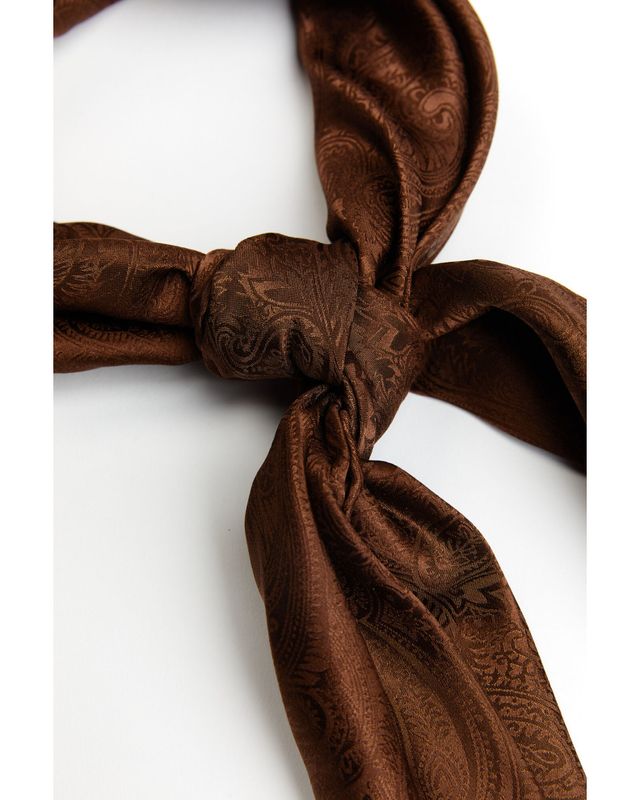 Cody James Men's Screen Printed Wild Rag Silk Scarf