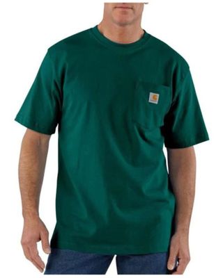 Carhartt Men's Loose Fit Heavyweight Logo Pocket Work T-Shirt - Tall