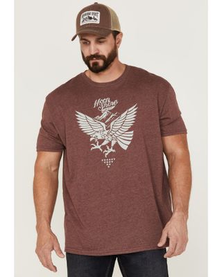 Moonshine Spirit Men's Get High Eagle Graphic T-Shirt