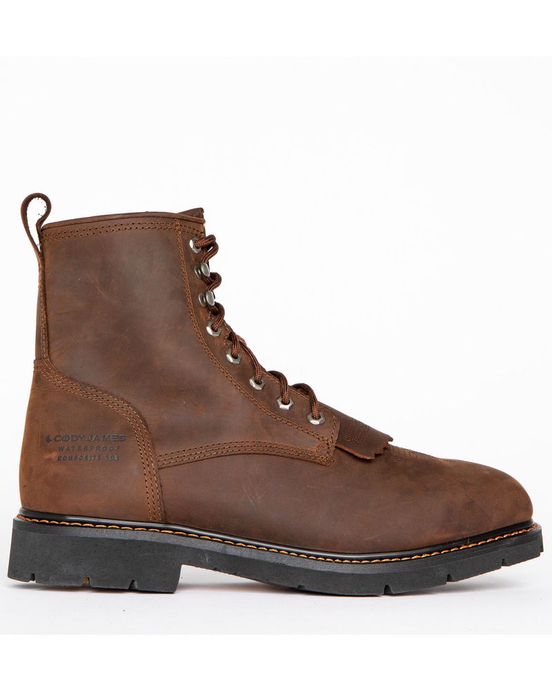 Cody James® Men's Composite Square Toe Waterproof Work Boots
