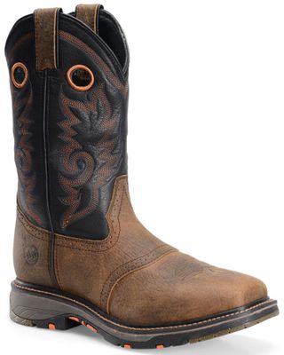 Double H Men's Saddle Composite Toe Western Work Boots