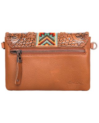 Montana West Women's Floral Tooled Southwestern Clutch