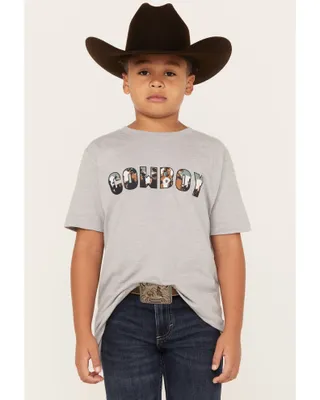 Cody James Boys' Cowboy Short Sleeve Graphic T-Shirt