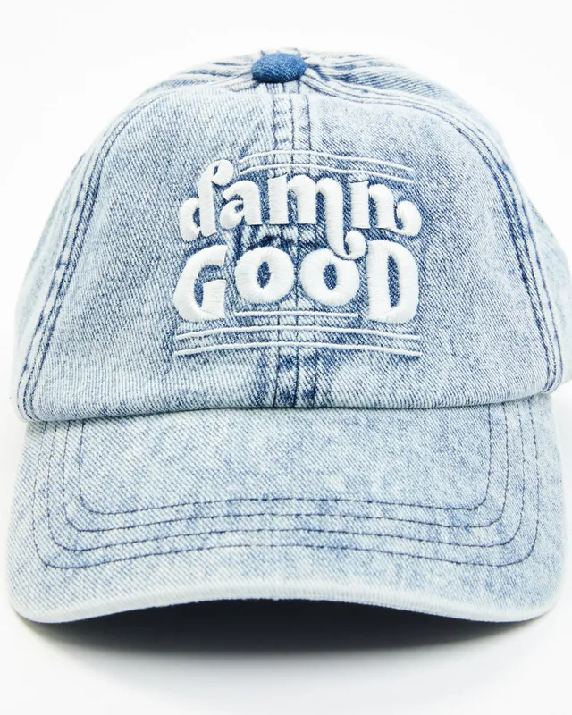 Idyllwind Women's Damn Good Embroidered Mesh-Back Ball Cap