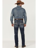 Cody James Men's Moonlight Medium Wash Stretch Slim Straight Jeans