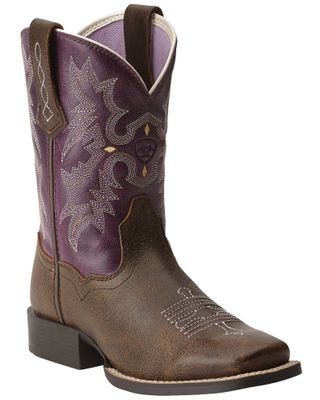 Ariat Little Girls' Tombstone Boots - Square Toe