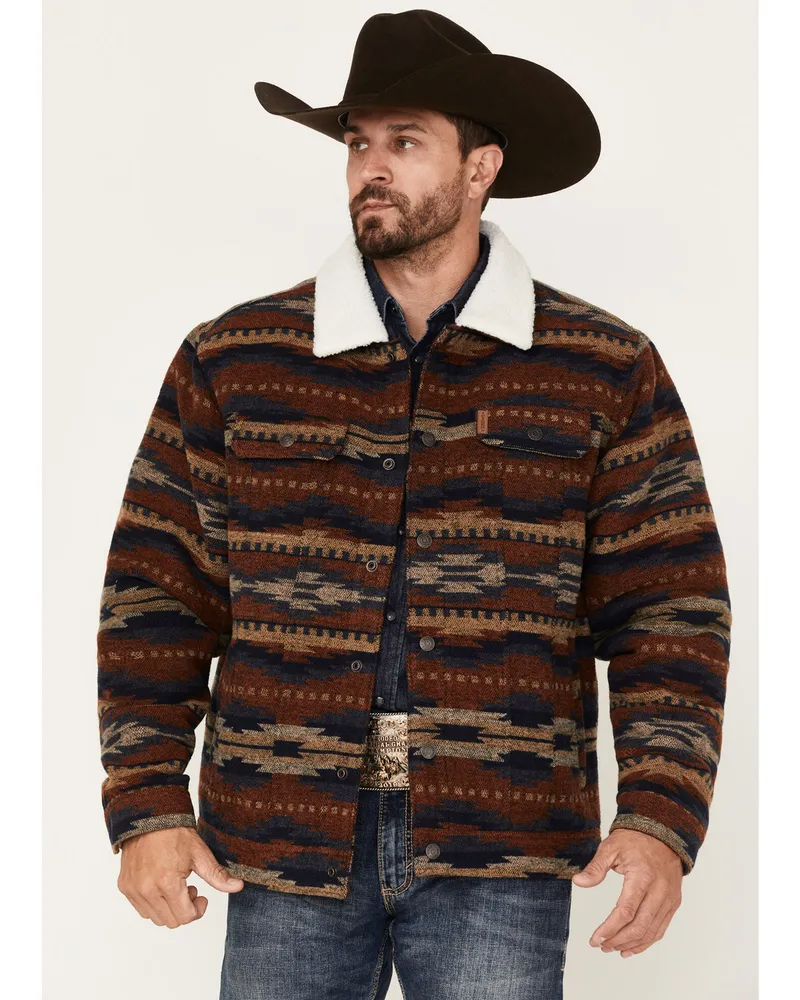 Cinch Men’s Brown Southwestern Print Jacket