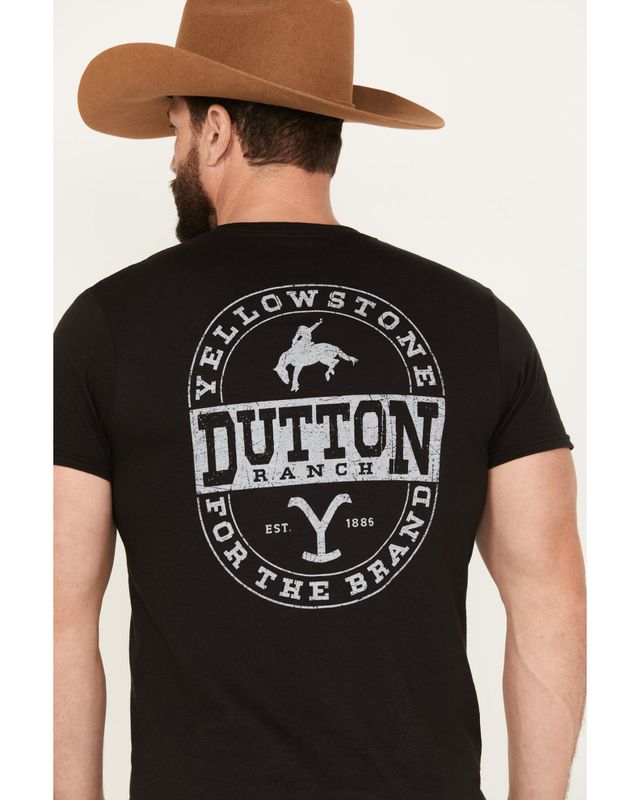 Cowboy Cool Outlaw Stables Tshirt Rust, S - T236