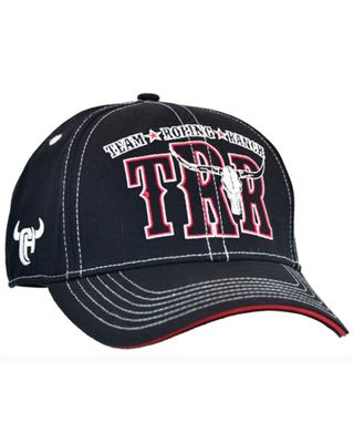 Cowboy Hardware Men's Team Roping Ranch Graphic Solid-Back Ball Cap