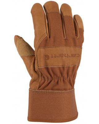 Carhartt Men's Duck & Synthetic Leather Safety Cuff Work Gloves