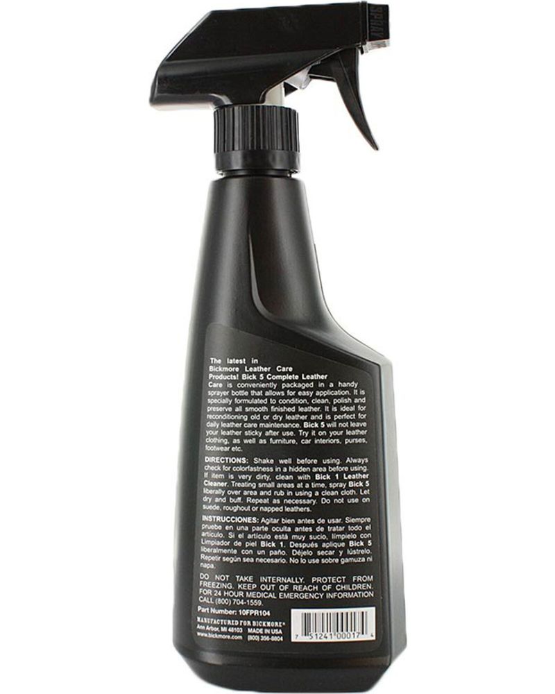 Bickmore Bick 5 Complete Leather Care Spray Bottle