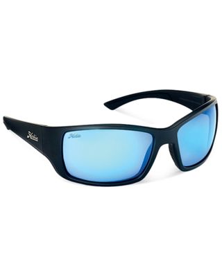 Hobie Men's Everglades Satin Black & Colbalt Frame Polarized Sunglasses