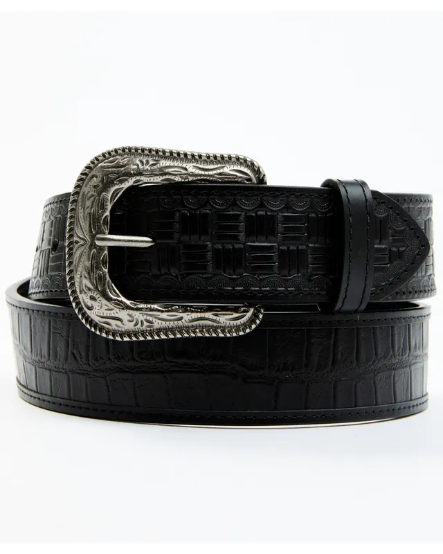 Tommy Hilfiger Men's Double-Loop Feather-Edge Belt - Macy's