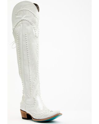 Boot Barn X Lane Women's Exclusive Lexington Pearl Western Bridal Boots - Snip Toe